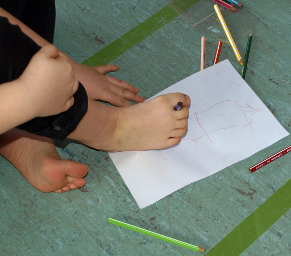 Kinderfüße malen , Gimnastika za dječijih stopala Kinderfüße malen , Gimnastika za dječijih stopala